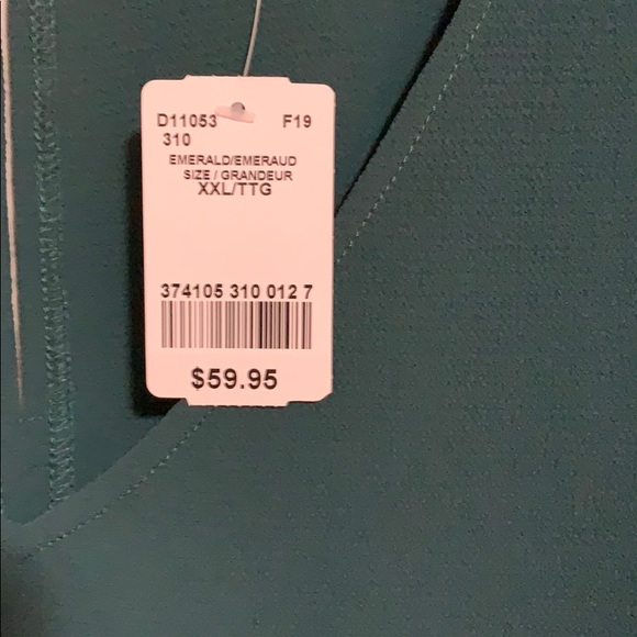 le chateau tunic. Dark green. High low. Plus size - Picture 5 of 8